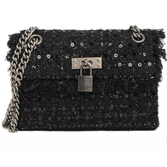Kurt Geiger Handbags - Mini Brixton Lock Tweed Shoulder Bag